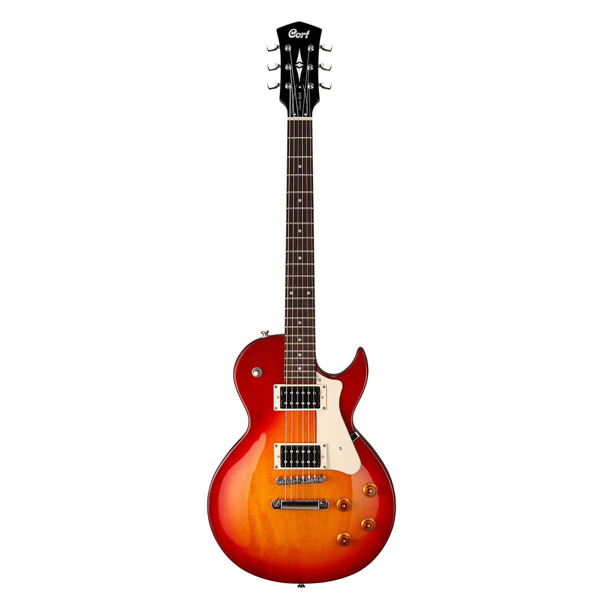Cort CR100 Electric Guitar, Crimson Red Sunburst