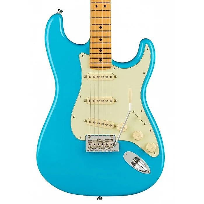 Fender American Professional II Stratocaster Electric Guitar, Maple FB, Miami Blue