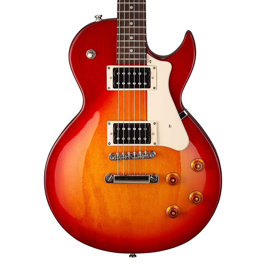 Cort CR100 Electric Guitar, Crimson Red Sunburst