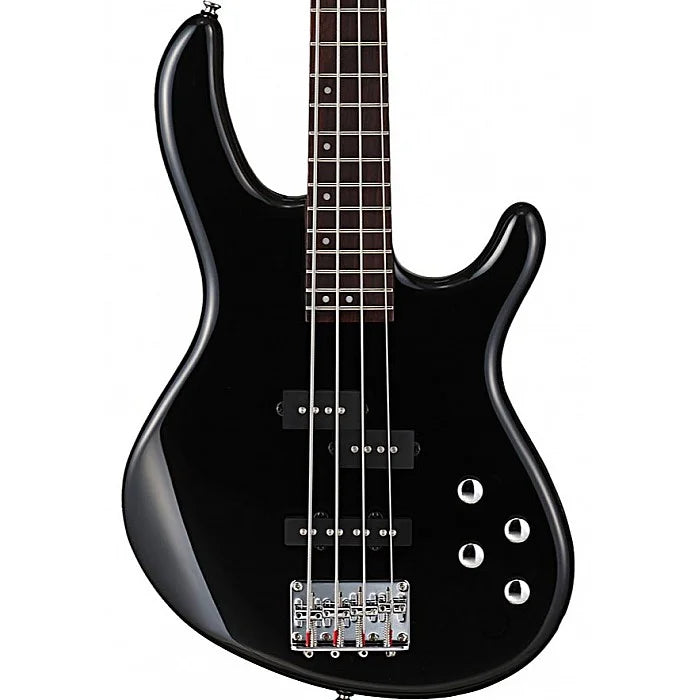Cort Action Plus 4 String Electric Bass Guitar, Black