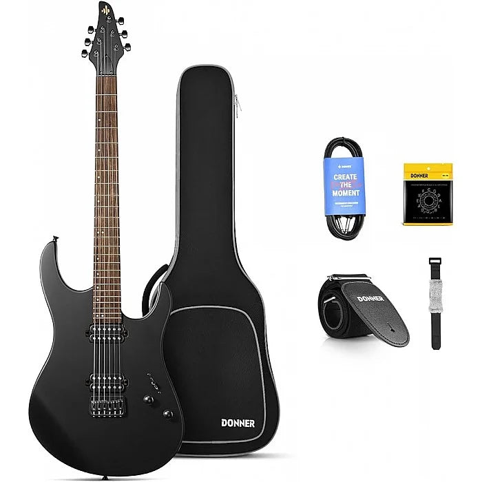 Donner DMT 100B Solid Body Electric Guitar