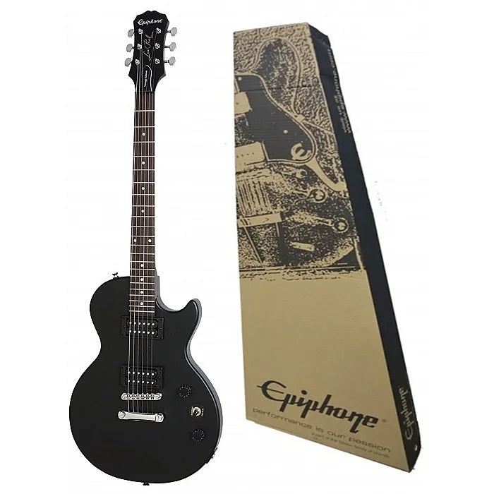 Epiphone Les Paul Special Satin E1 Electric Guitar, Vintage Worn Ebony