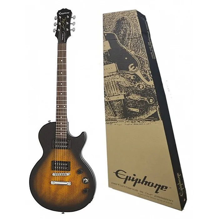 Epiphone Les Paul Special Satin E1 Electric Guitar, Tobacco Sunburst Vintage