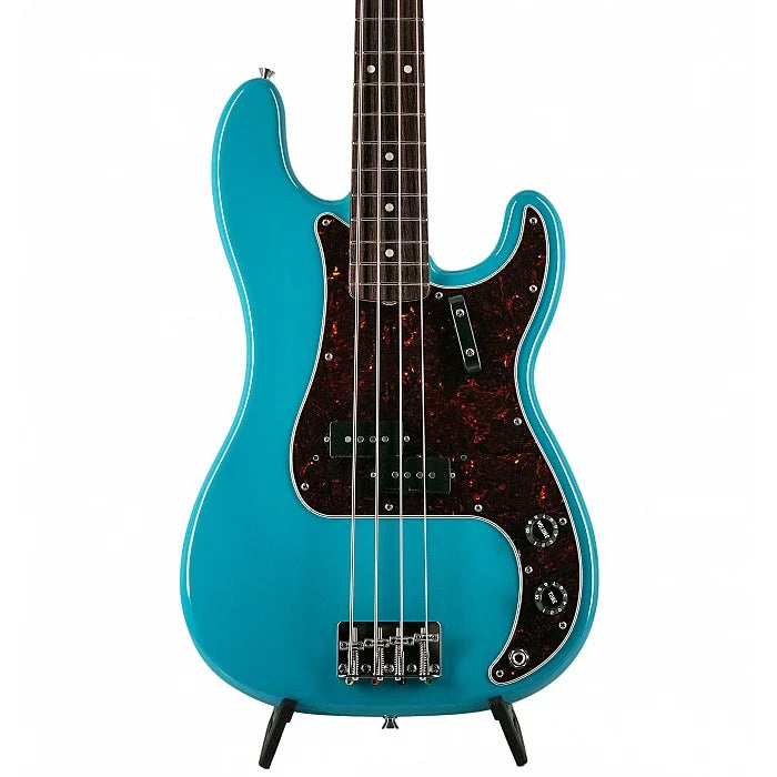 Fender Adam Subarkah Signature Precision Bass Guitar, Rosewood FB, Taos Turquoise, Japan