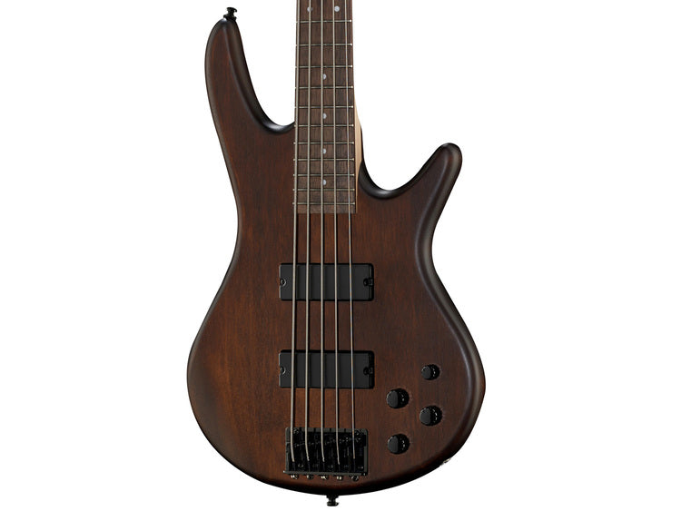 Ibanez GSR205B GIO 5-String Electric Bass, Walnut Flat