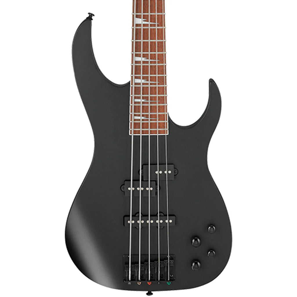 Ibanez RGB305 5-String Bass Guitar, Black Flat