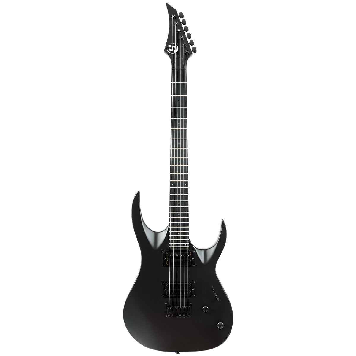 S by Solar AB4.6CE Carbon Black Matte 6 String Electric Guitar