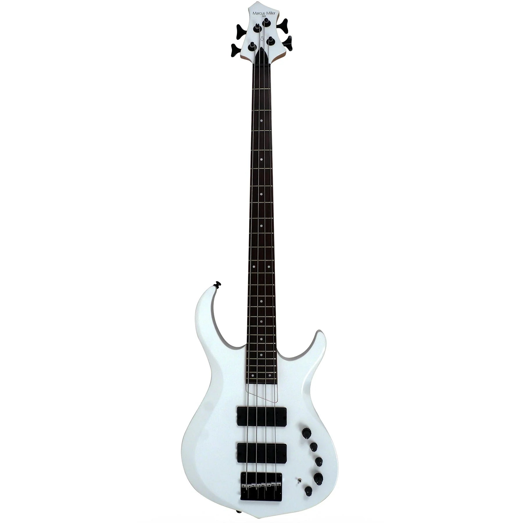 Sire Marcus Miller M2 4 String 2nd Gen Electric Bass, White Pearl