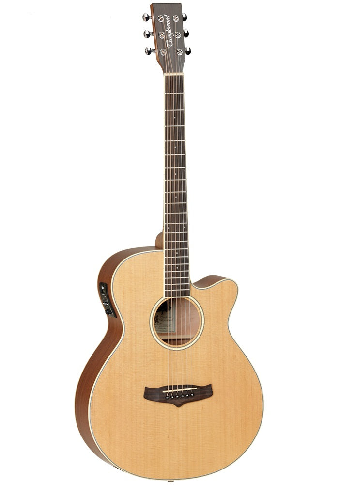 Tanglewood TW9 E Super Folk Cutaway Acoustic Electric Guitar with Bag
