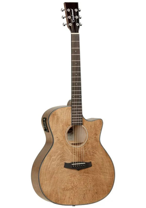 Tanglewood TVC X Evolution Exotic Venetian Cutaway Acoustic Electric Guitar with Bag