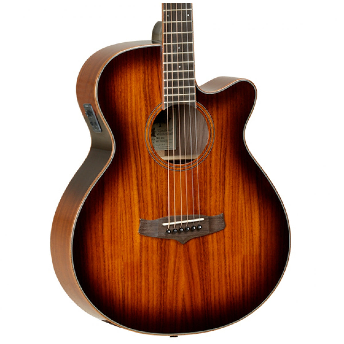 Tanglewood TW4 E KOA Acoustic Electric Guitar w/ Bag